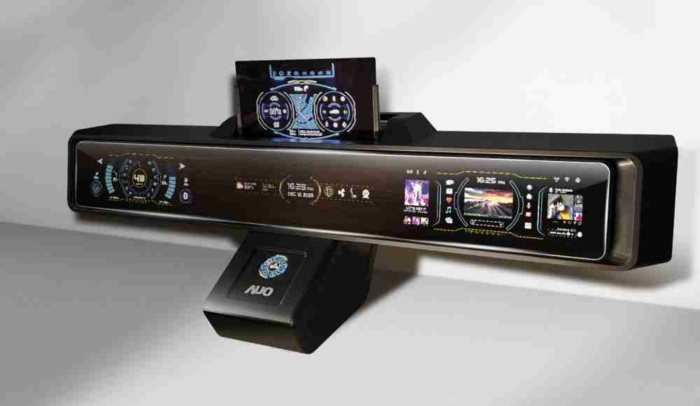 MG电玩Micro LED沉浸式车舱显示方案结合 可卷式、、、可伸缩的Micro LED应用并可呈现不同的质感纹路，，，展现人性化设计