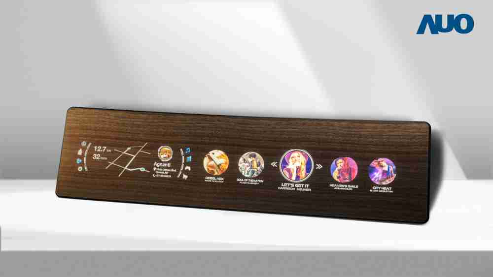 MG电玩研发全球最高穿透度达80%的AmLED木纹显示器，，，可于使用时呈现高亮度、、清晰可见的信息，，，，并在不使用时回归为单纯的饰板，，，节能兼具美观